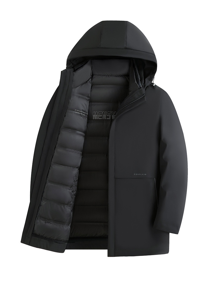 boy High-end Cold-proof New National Standard Casual Thickened Middle-aged Men's Coat Warm Goose Hooded Down Jacket_voghion.com