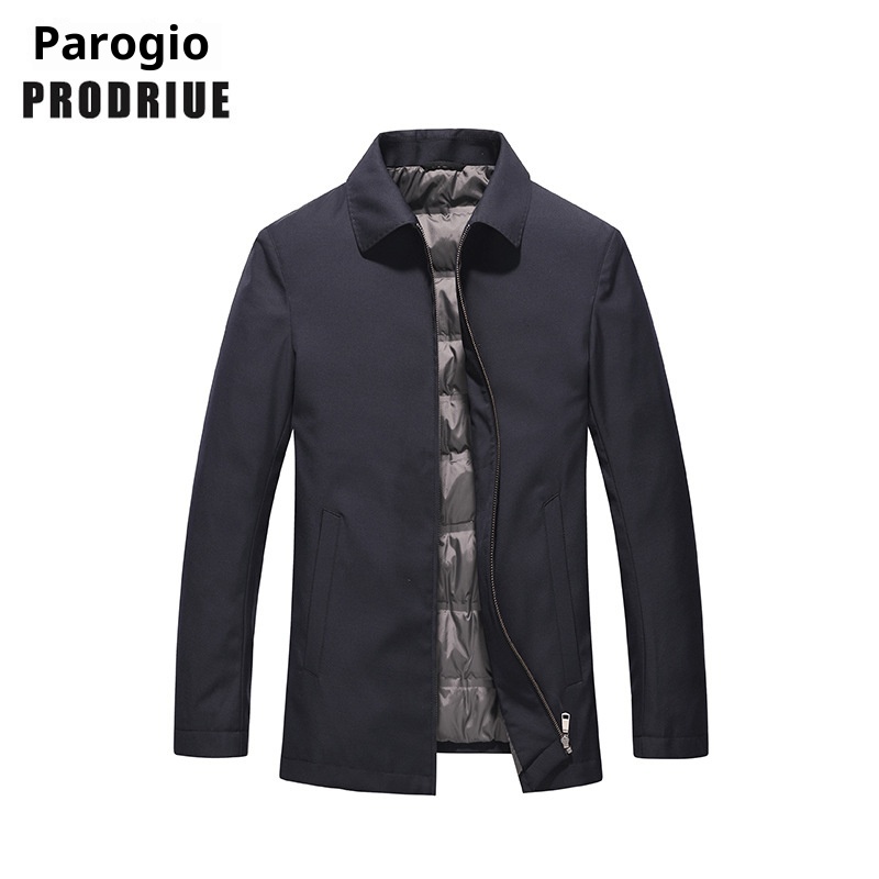 Doudoune chaude et épaisse en duvet de canard pour garçon, col rabattu_voghion.com