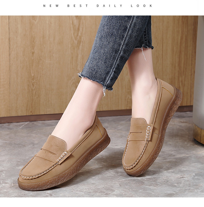 2025 Hot-selling nieuwe stijl loafers gepolijst rijden grensoverschrijdende Europese en Amerikaanse grote maten damesschoenen_voghion.com