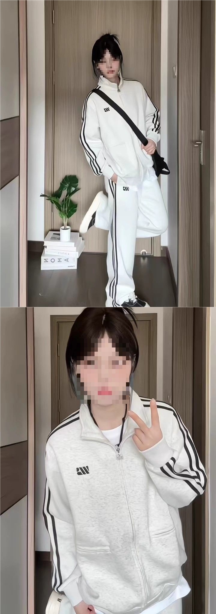 001 Style Petite Girls, Stijlvolle Sweatshirt, Casual Sportset Dames, Losse Pasvorm Voor Lente Herfst, Veelzijdig En Jeugdig_voghion.com