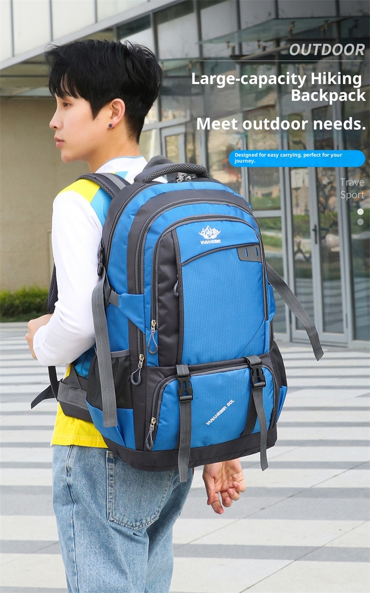 ActiveGo Sports Lare Capacity Water-Resistant Oxford Cloth Campin Backpack Men's Hikin Lon-Distance Travel Women's Luae_voghion.com