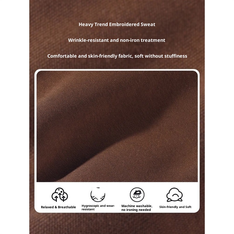 boy Embroidered Chinese Style Sweatshirt Long Sleeve T-Shirt Men's Spring Autumn 2023 New Pullover Trendy Brand Crew Neck_voghion.com