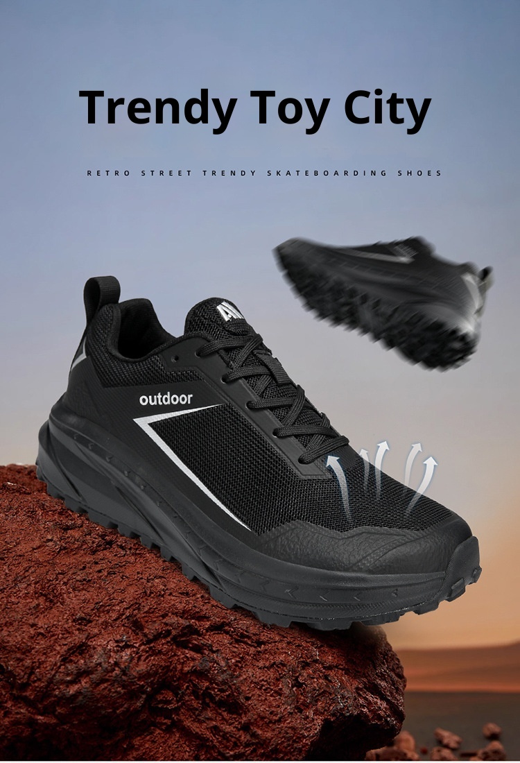 ShoeGlobe Outdoor-Wanderschuh für Herren, Herbstneuheit: Wasserdicht, rutschfest, abriebfest, leicht, stoßdämpfend, für jedes Gelände_voghion.com