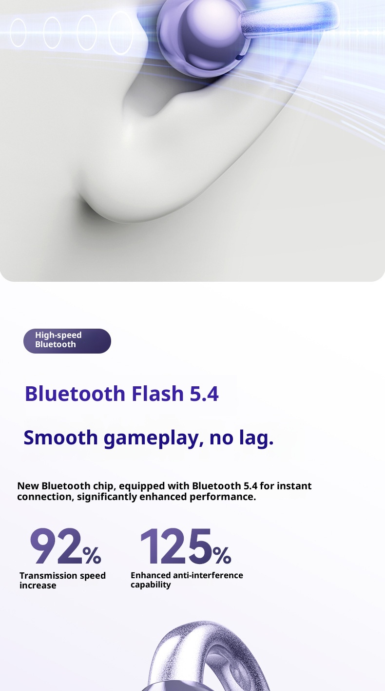 3c M97 Cross-Border 2025 New Model Compatible With Oppo Wireless Exclusive Private Mold Ear Clip Original Genuine Bluetooth_voghion.com