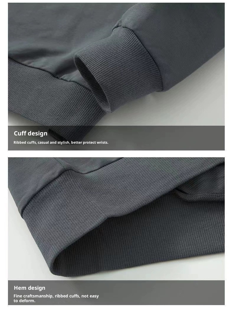 boy Brand Premium Sweatshirt Men's Long Sleeve T-Shirt Autumn Winter Casual Crew Neck Top Fleece Lined Thickened Base Shirt_voghion.com