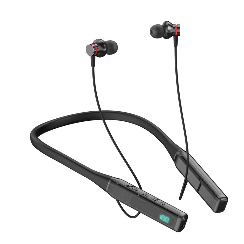 3c 2025 Overseas Draadloze Ruisonderdrukkende Bluetooth-oortelefoons Sportnekband In-ear Op voorraad Groothandel Gaming Lage Latency_voghion.com