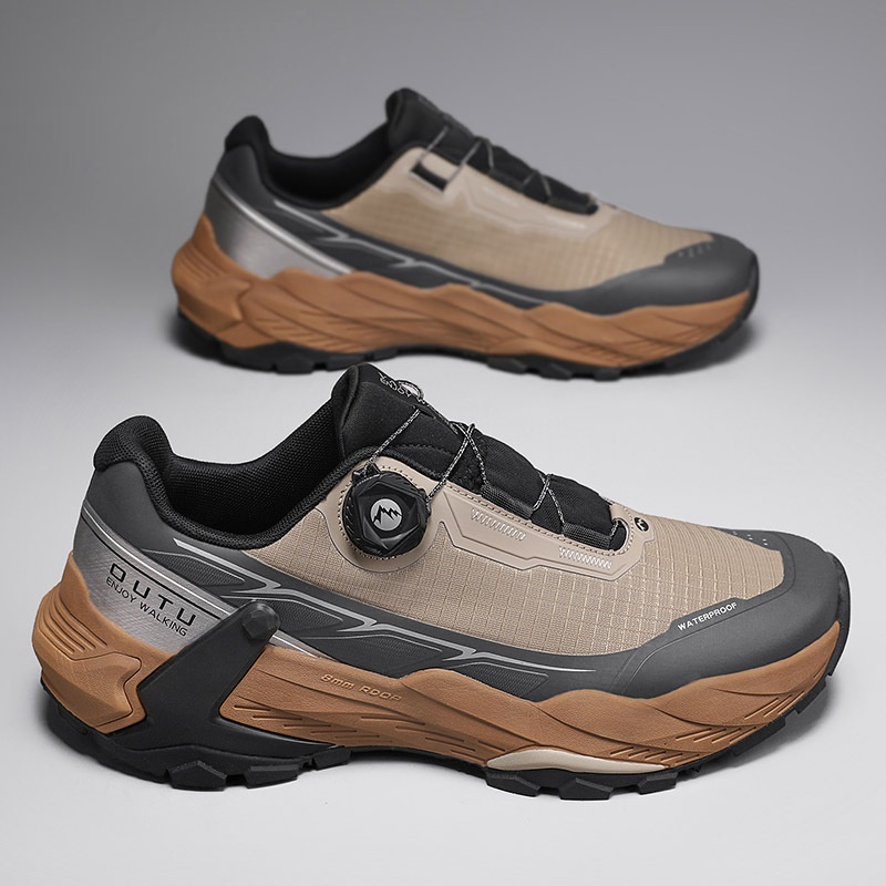 ShoeGlobe Men's Hiking 2024 New Spring Summer Breathable Sports Casual Waterproof Non-Slip Outdoor Running Travel Safety Shoes_voghion.com