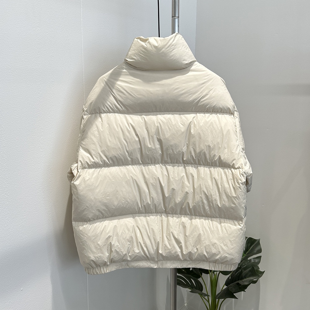 boy 23 New For Men, Thicened Letter Print Puffer Jacet, Stand Collar Trendy Men's Versatile Structured Down Jacet In_voghion.com