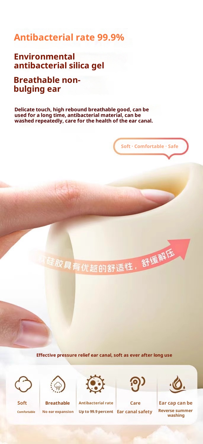 3c Remax 5.4 Soft In-Ear Sleep Bluetooth Earphones TWS Compact Wireless Earbuds_voghion.com