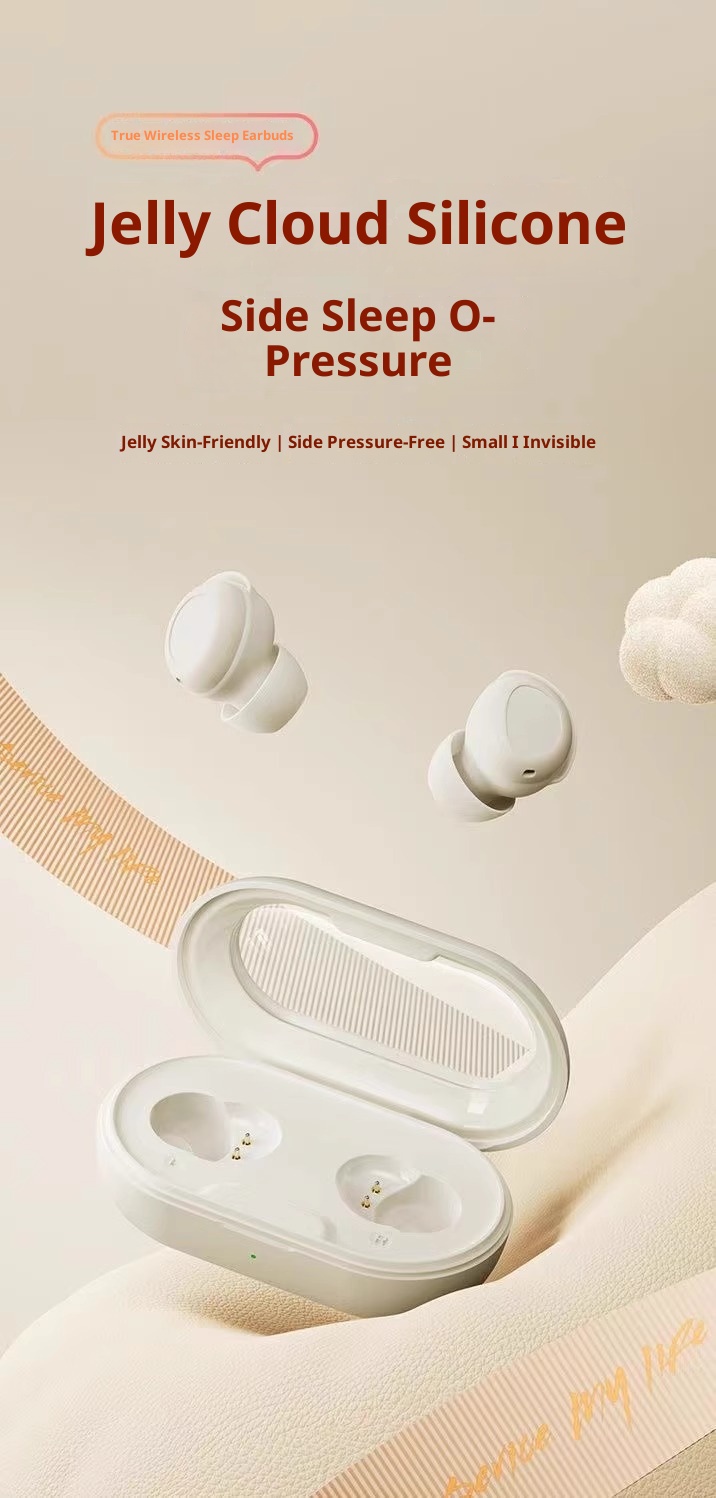 3c Remax 5.4 Soft In-Ear Sleep Bluetooth Earphones TWS Compact Wireless Earbuds_voghion.com