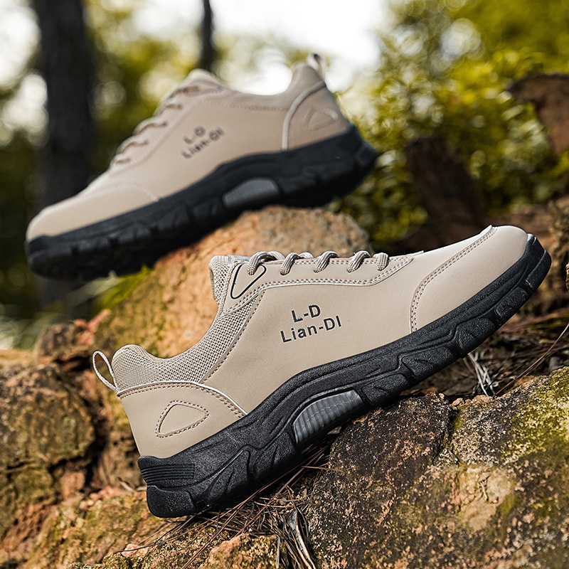 ShoeGlobe Safety 2024 Winter New Outdoor Hiking Non-Slip Trendy Men's Work Thick-Soled Large Size Casual Shoes_voghion.com