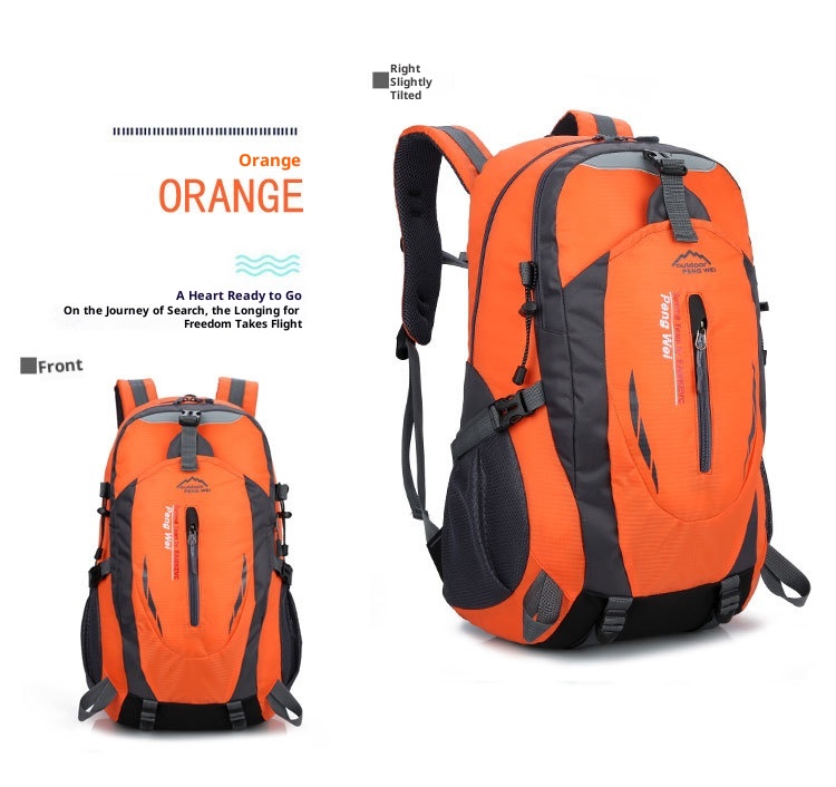 ActiveGo Pengwei Men's Backpack School Outdoor Sports Hiking Bag Water-Resistant Casual Trekking Portable Large Capacity_voghion.com