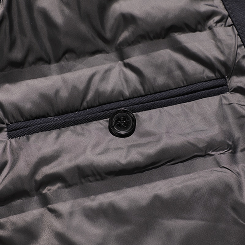 Doudoune chaude et épaisse en duvet de canard pour garçon, col rabattu_voghion.com