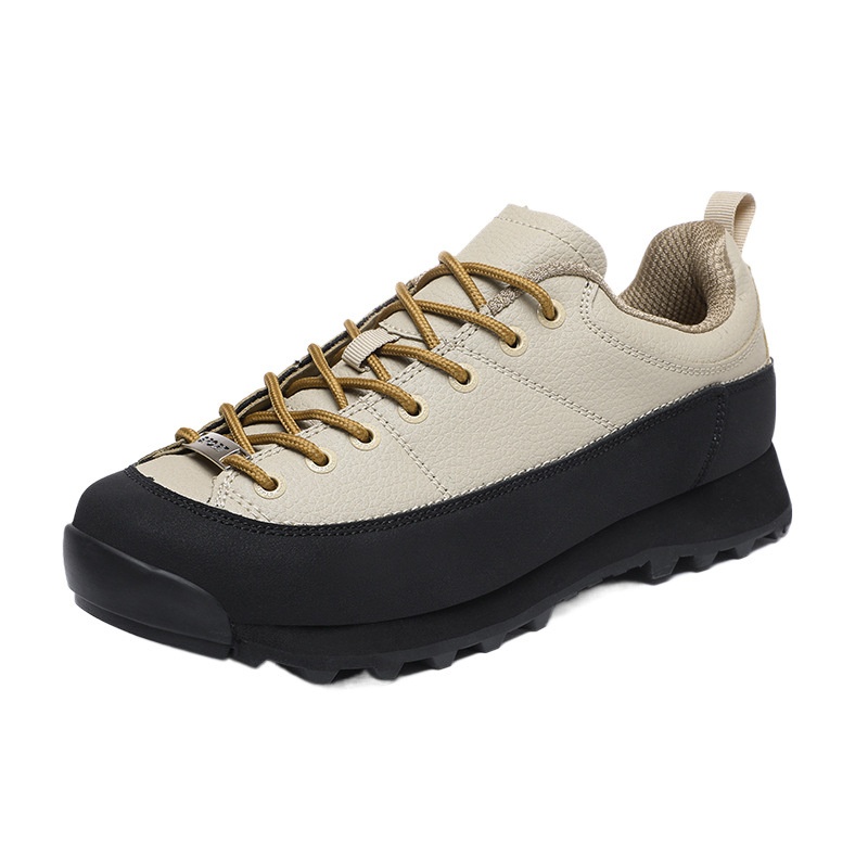 ShoeGlobe Monaco Scarpe basse da uomo in pelle per escursioni, campeggio, outdoor, impermeabili, antiscivolo, per sport di montagna_voghion.com