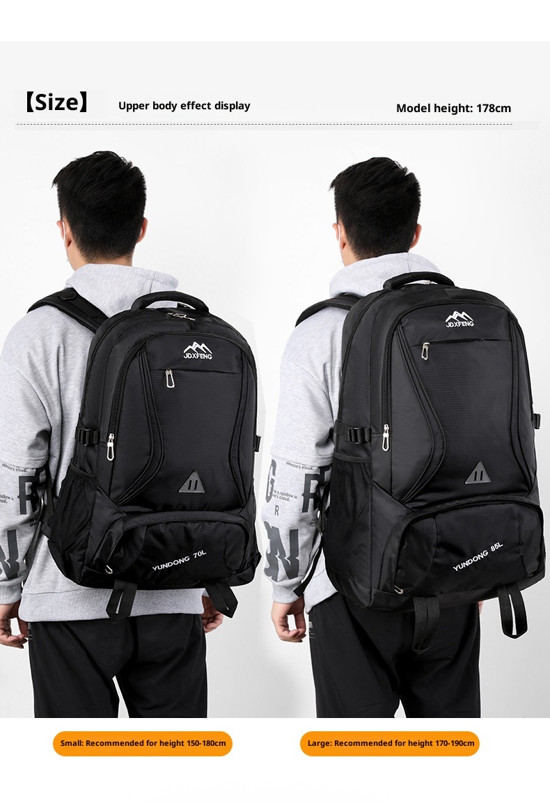 ActiveGo New Commuting Business Trip Double Shoulder Large Capacity Travel Luggage Bag Hiking Outdoor Backpack_voghion.com