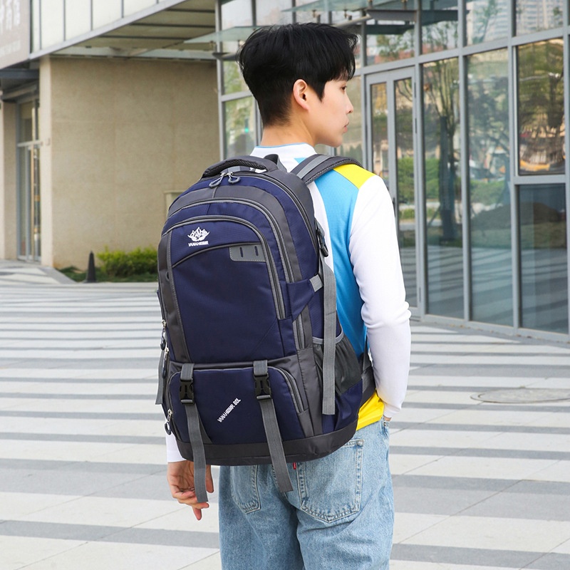 ActiveGo Sports Lare Capacity Water-Resistant Oxford Cloth Campin Backpack Men's Hikin Lon-Distance Travel Women's Luae_voghion.com