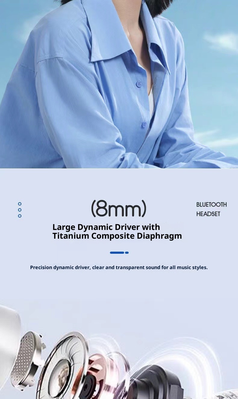 3c 2025 New Bluetooth Earphones True Wireless High-Quality Sound Sports Noise-Cancelling In-Ear Long Battery Life_voghion.com