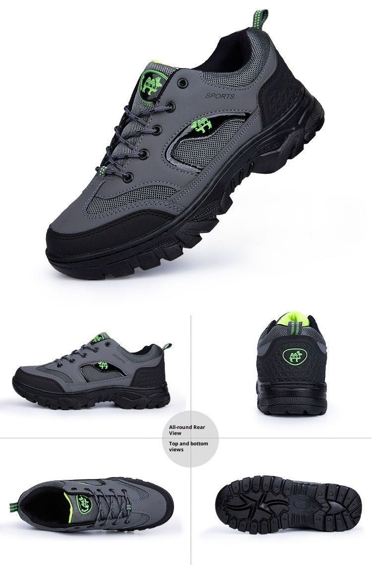 ShoeGlobe Sommer-Outdoor-Sportschuhe für Herren: Wasserdicht, rutschfest, abriebfest, atmungsaktiv, geruchshemmend, sicher für Reisen und Outdoor-Aktivitäten._voghion.com