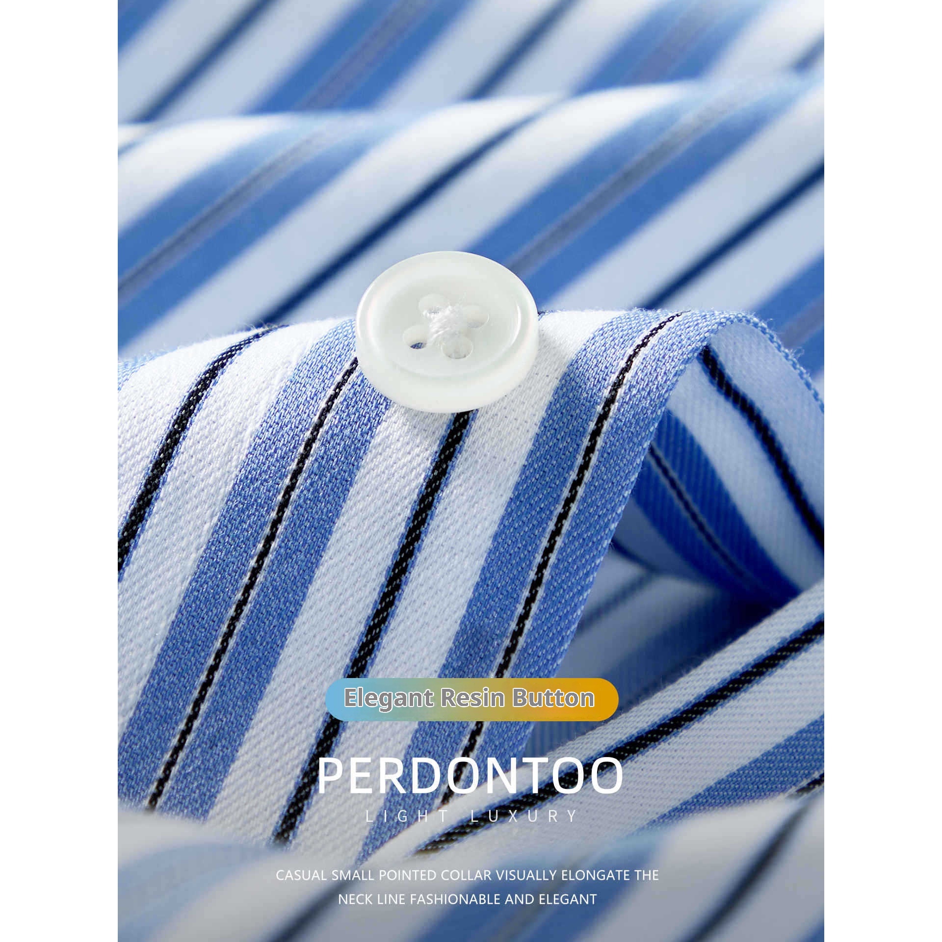 ForMen Urban Light Austrian Lenzing Modal Striped Shirt Men's High-end Business Silky Formal Wear Non-iron_voghion.com