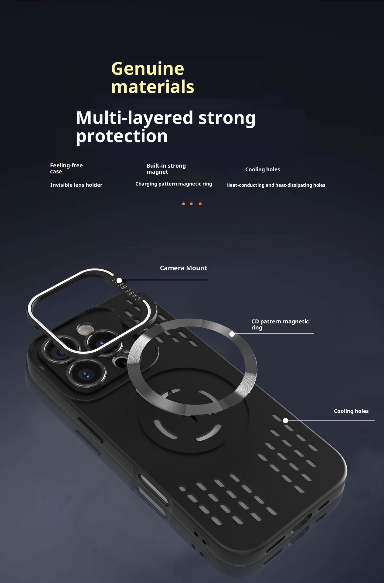 TechGlobe Lightning CD Pattern compatibile con 16 telefoni con supporto invisibile per iPhone 14, custodia morbida in silicone magnetica per iPhone 15 Pro Max_voghion.com