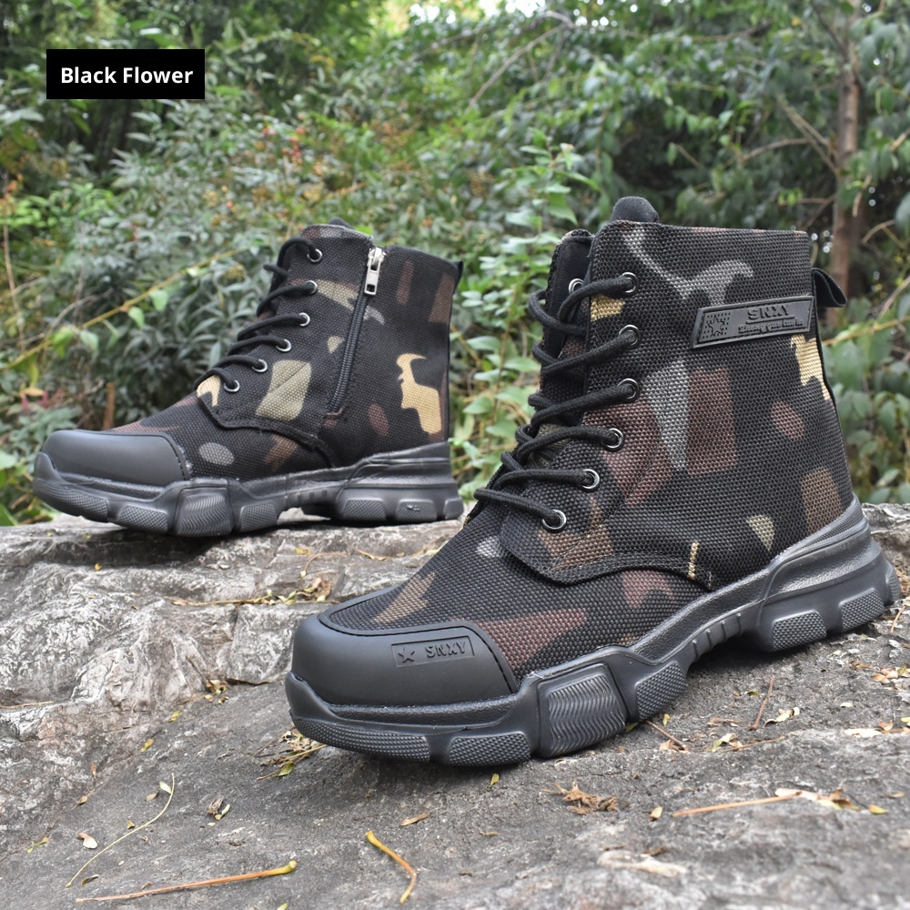 ShoeGlobe Outdoor Ultra-Light Waterproof Puncture-Resistant Training Boots For Men, Non-Slip, Windproof, Sandproof Desert Boots,_voghion.com