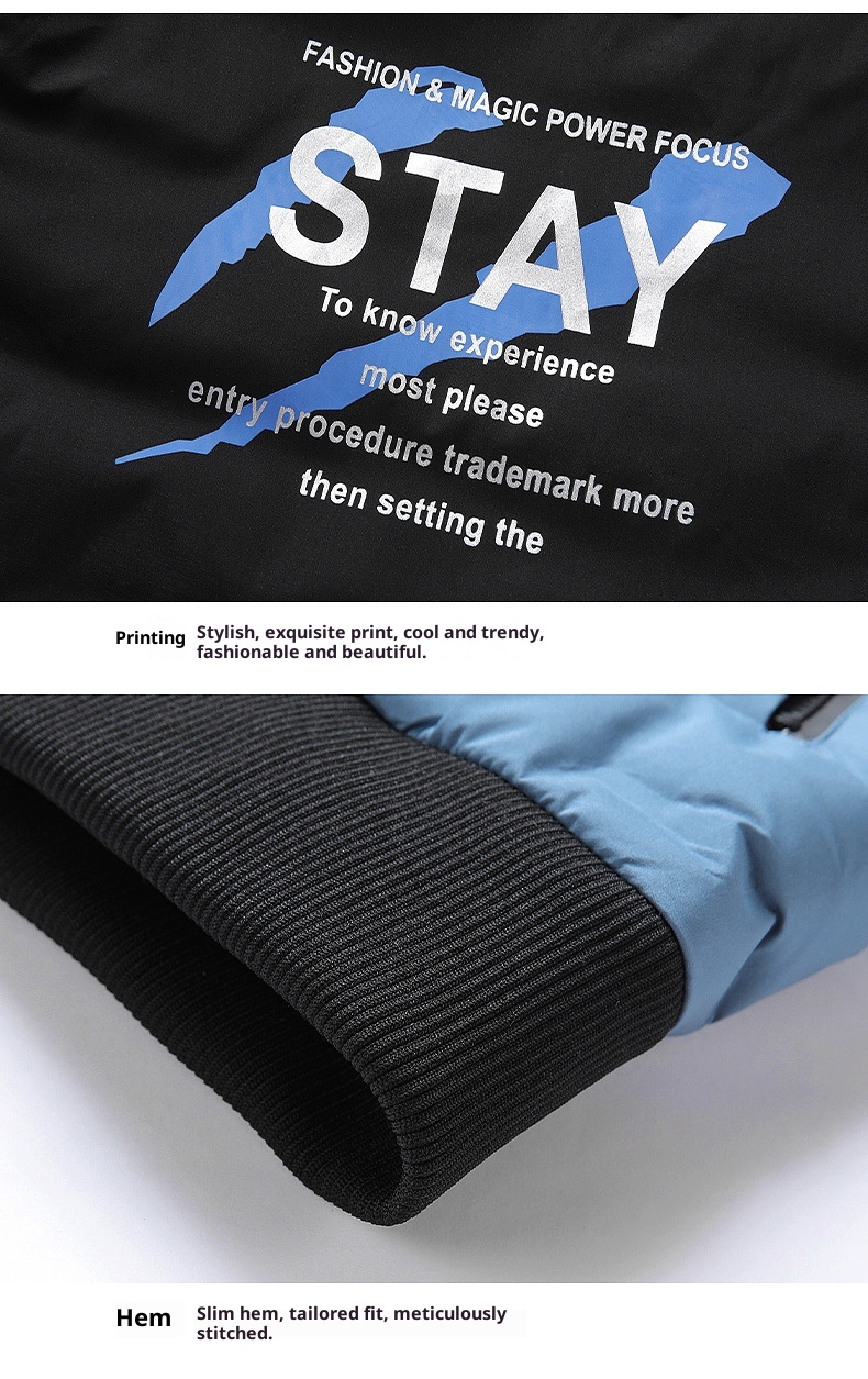 boy Reversible Short New Jacket For Men Youth 90% Fashion White Duck Down Hot Winter Men's Hooded Coat_voghion.com