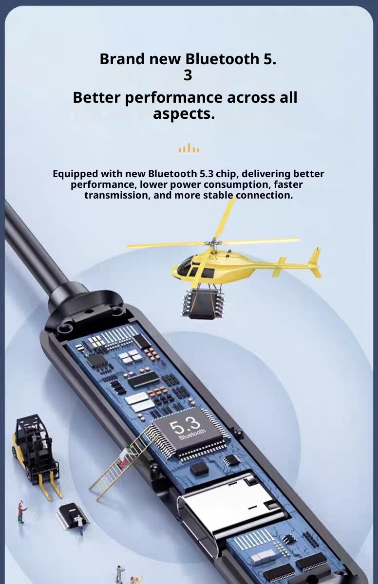 3c Produttore Disponibile in magazzino Cuffie auricolari Bluetooth sportive wireless con archetto da collo Grandi, batteria a lunga durata, cancellazione del rumore, suono stereo_voghion.com