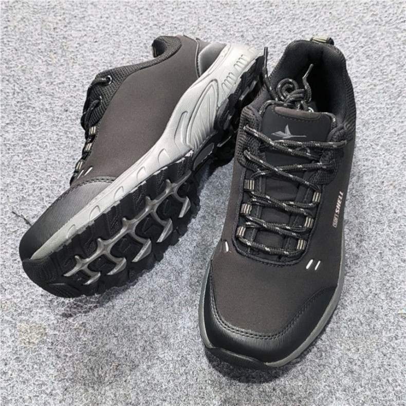 ShoeGlobe Autumn Winter Mountain Cowhide Wear-resistant Non-slip Men's Off-road Outdoor Sports Hiking Shoes_voghion.com
