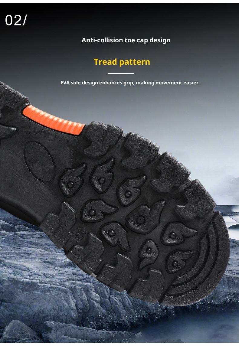 ShoeGlobe Safety 2024 Winter New Outdoor Hiking Non-Slip Trendy Men's Casual Thick-Soled Retro Work Shoes_voghion.com