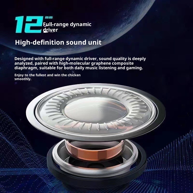 3c M10 Bluetooth Gaming E-sports PUBG Noise Cancelling Sports Headset Running Dedicated In-ear New Model_voghion.com