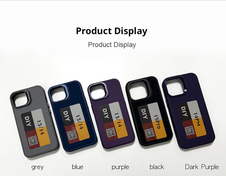 TechGlobe Vierfarben-Tinte, kompatibel mit iPhone 16 Standglas, 15 Pro Max Bildschirmprojektions-Handyhülle_voghion.com