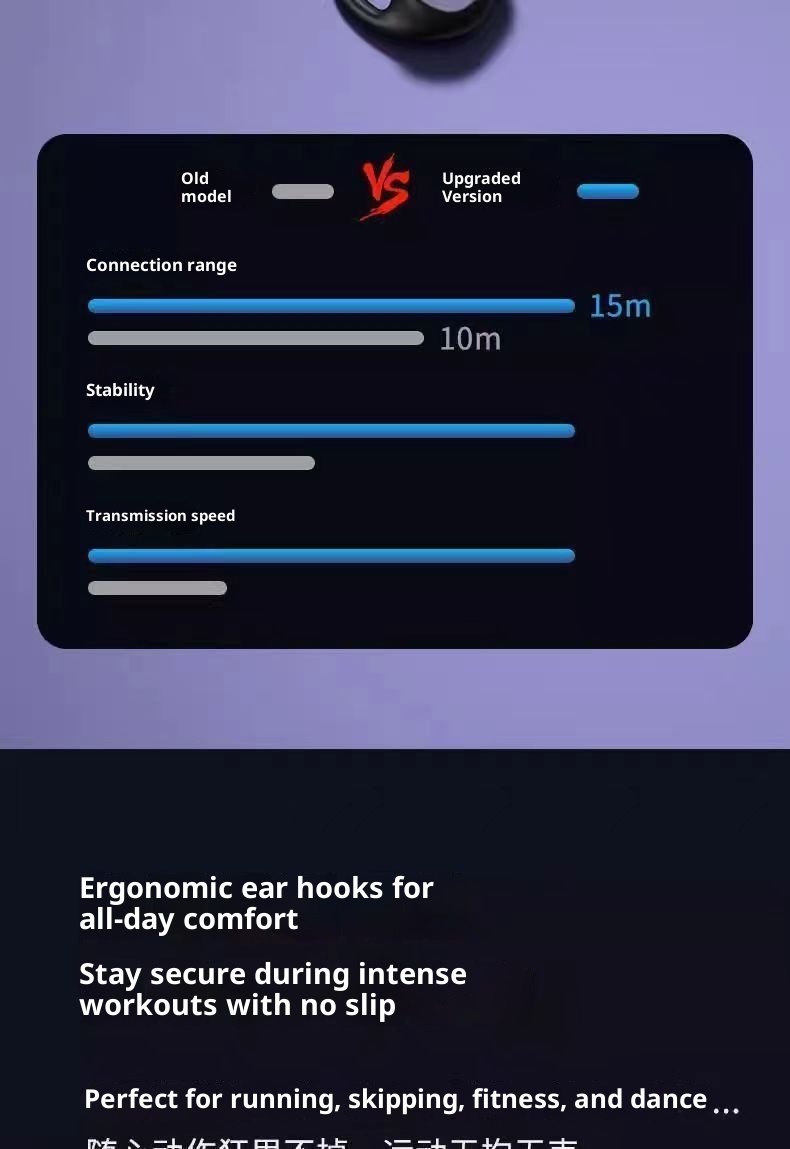 3c Cross-Border OWS Hot-Selling GT280 Bluetooth Over-Ear Sports Earphones Ultra-Long Battery Life Noise Cancelling_voghion.com