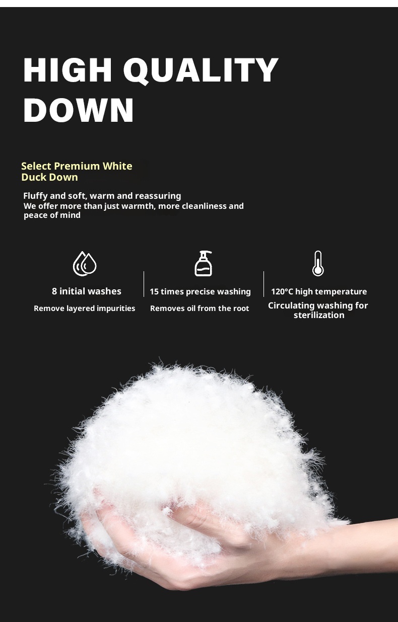 boy Stand Collar Hooded Jacket For Men, Lightweight Autumn And Thin Warm Clothing, Off-Season Winter Wear, White Duck Down_voghion.com