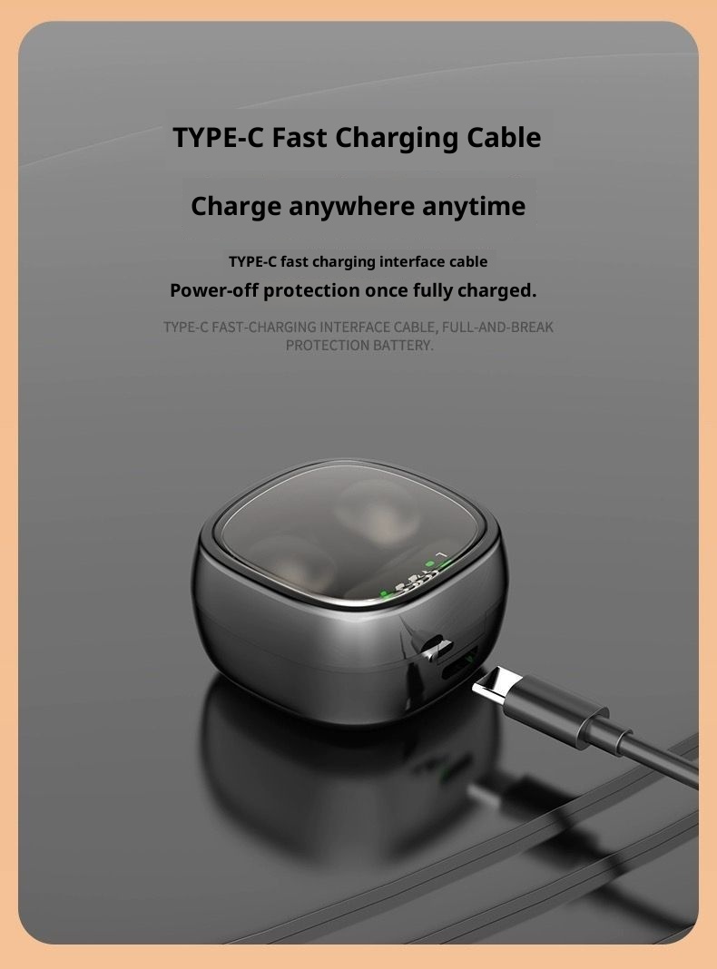 3c Sleep Bluetooth Earbuds True Wireless New Mini Ultra Small No Flashing Light Noise Cancelling In-Ear Unisex Earphones_voghion.com