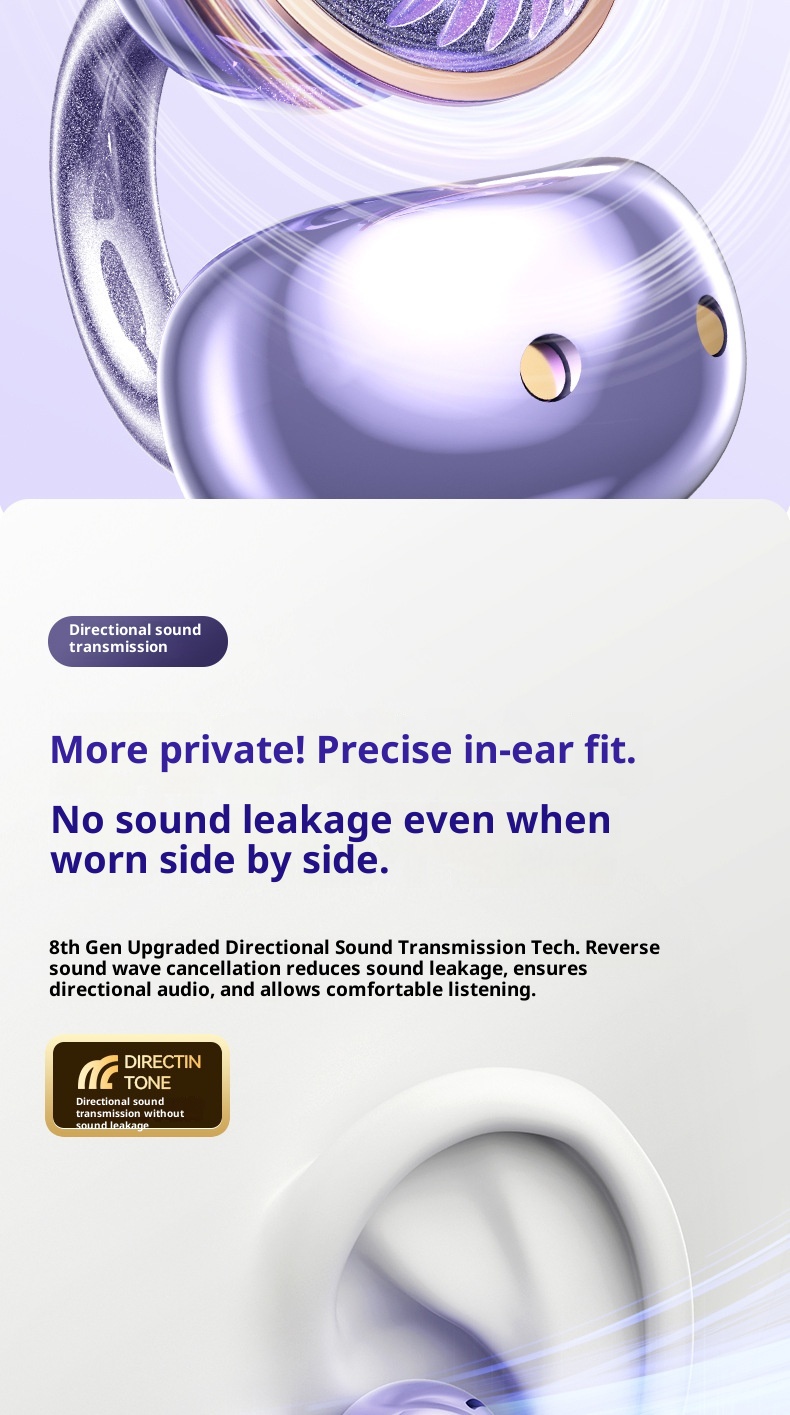 3c M97 Cross-Border 2025 New Model Compatible With Oppo Wireless Exclusive Private Mold Ear Clip Original Genuine Bluetooth_voghion.com