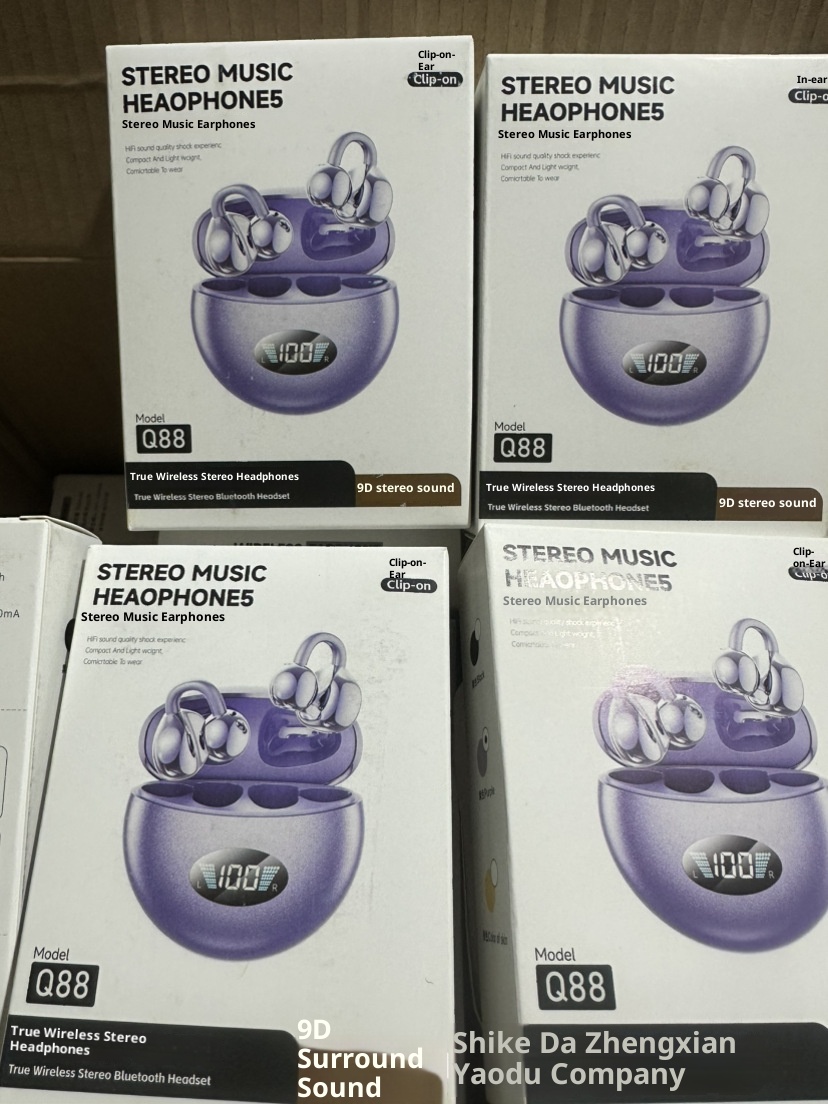 3c Bluetooth Earphones Non-In-Ear Sleep Long-Wear No Pain Ultra-Thin Bone Conduction Long Battery Wireless Life Waterproof_voghion.com