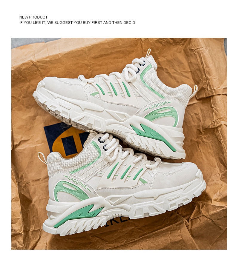 ShoeGlobe Autumn Waterproof Non-Slip Safety Shoes Men's High-Top Outdoor Hiking Sports Casual Thick-Soled Height-Increasing Martin_voghion.com