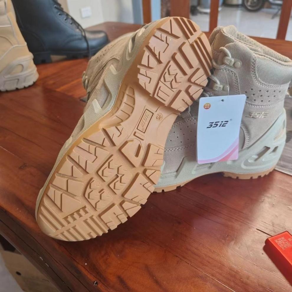 ShoeGlobe 3512 Enthusiast Combat Scarpe da trekking tattiche da uomo, impermeabili, antiscivolo, stivali militari, trekking e arrampicata all'aperto_voghion.com