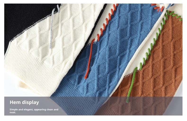 1 in magazzino stile giapponese transfrontaliero vendita calda autunno inverno nuovo casual girocollo base maglia maglione largo da uomo_voghion.com