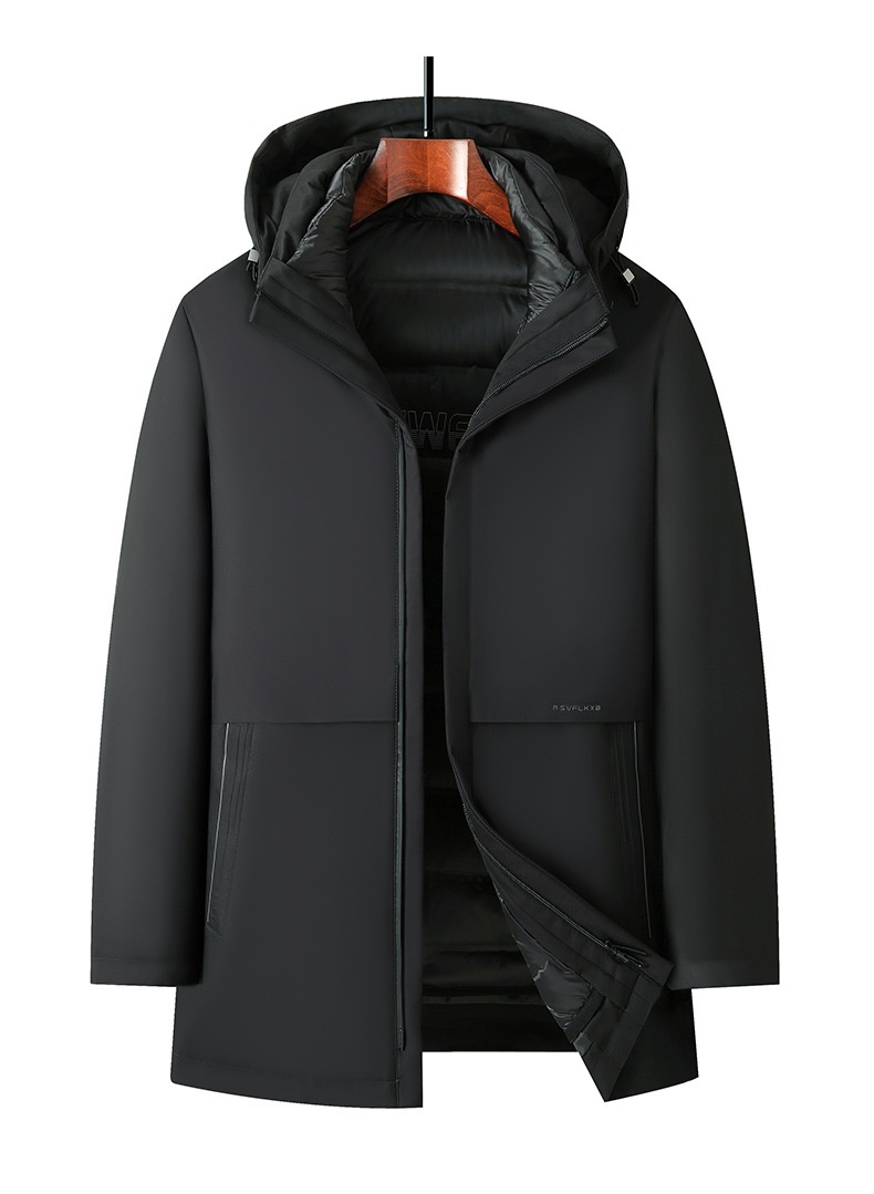 boy High-end Cold-proof New National Standard Casual Thickened Middle-aged Men's Coat Warm Goose Hooded Down Jacket_voghion.com