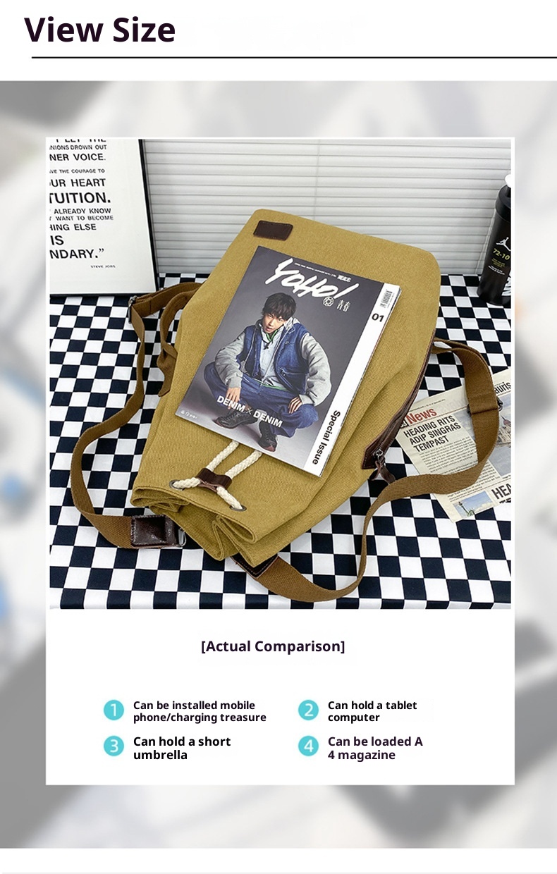 ActiveGo Large Capacity Bucket 2023 New Simple Sports Gym Men's Bag Japanese Style Casual Outdoor Backpack_voghion.com