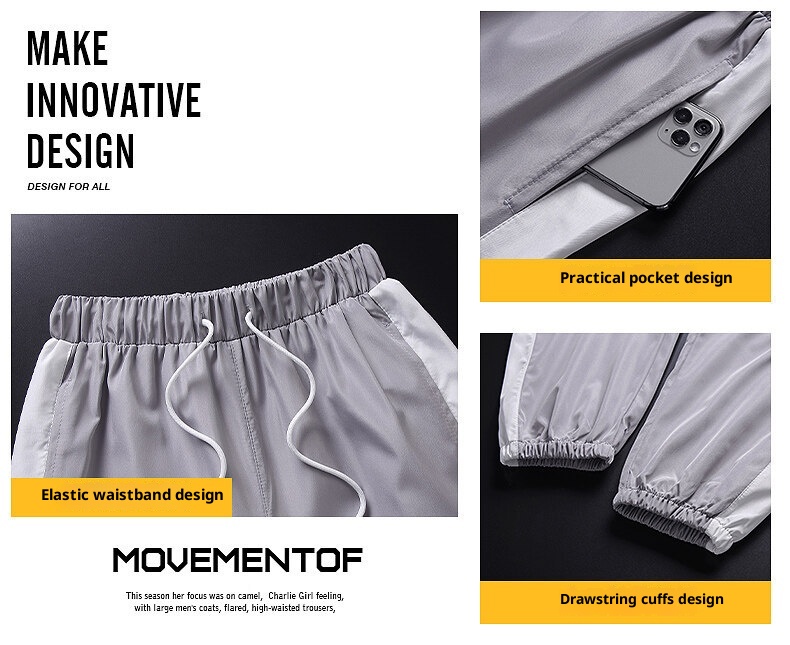 001 2022 Spring And Autumn Casual Sports Suit Korean Version Trendy Handsome Long Sleeve Jacket Men's Two-piece Set_voghion.com