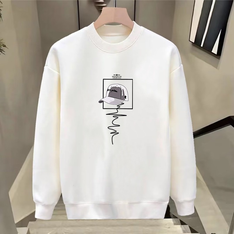 Sweat-shirt garçon en gros, automne, nouveau sweat-shirt sport à col rond, style coréen, haut décontracté, veste tendance pour homme_voghion.com