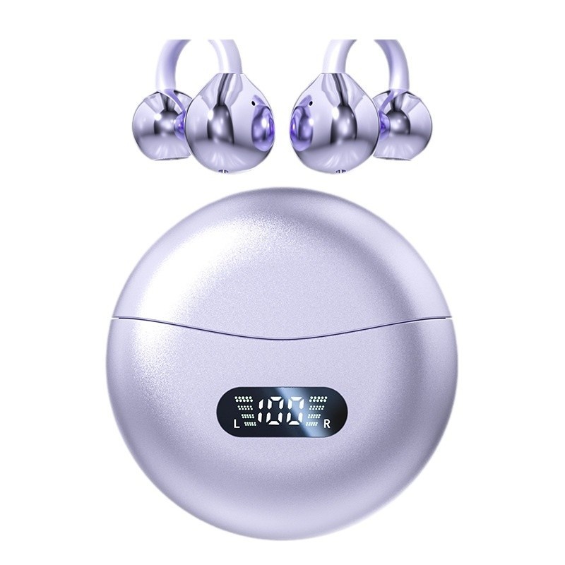 3c Cross-Border Hot-Selling AI Smart Translation Bluetooth Earbuds Clip-On Noise Cancelling Waterproof High-Quality Bone_voghion.com