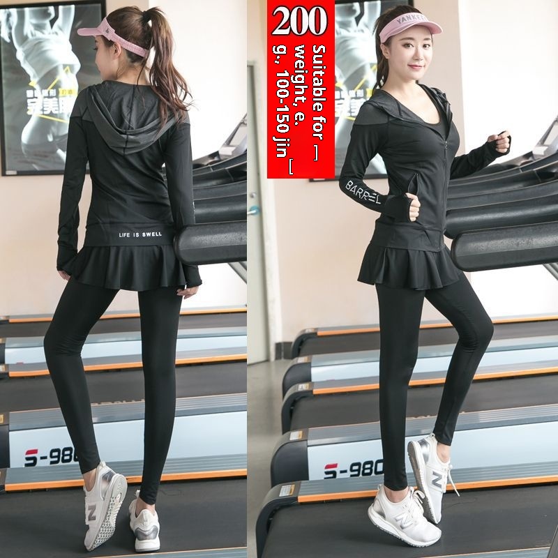 001 Plus Size Gym Loose Quick-Dry Yoga Set Running, Autumn Exercise Clothing For Overweight Women_voghion.com