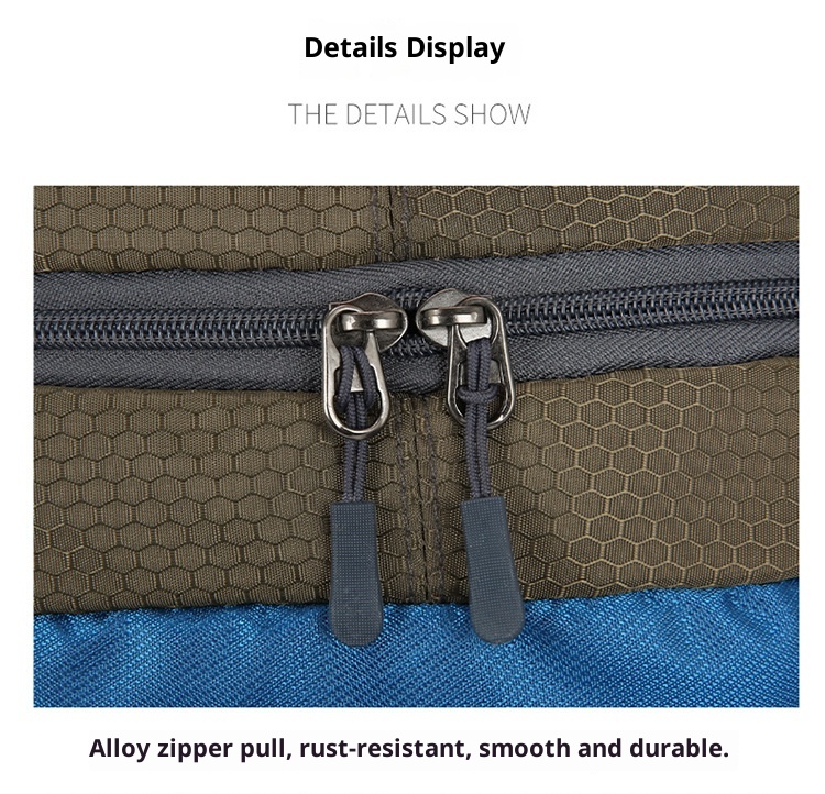 Zaino estivo ActiveGo, nuovo, da trekking, per sport all'aria aperta, a doppia spalla, per uomo, grande capacità, campeggio, viaggi, resistente all'usura_voghion.com