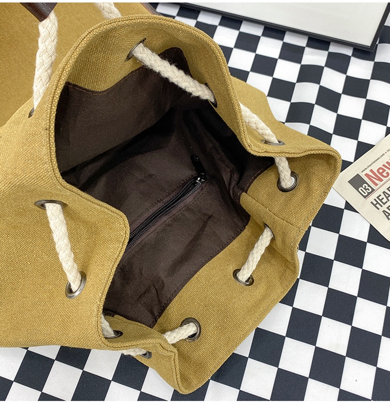 ActiveGo Large Capacity Bucket 2023 New Simple Sports Gym Men's Bag Japanese Style Casual Outdoor Backpack_voghion.com