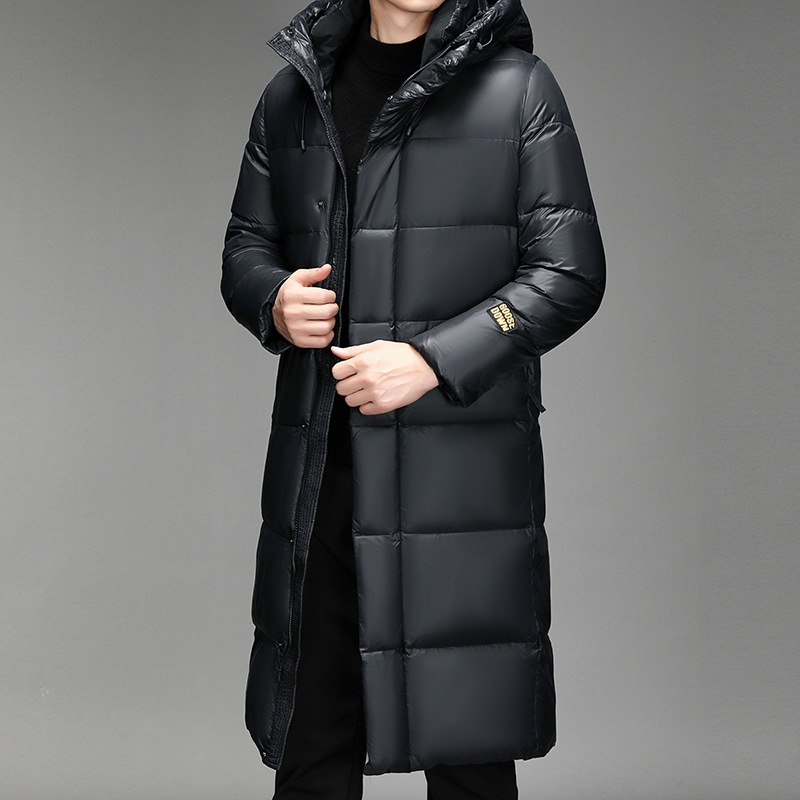 boy Unisex Black Gold Couple Short Style Duck Goose Down Jacket Men's Women's Top_voghion.com