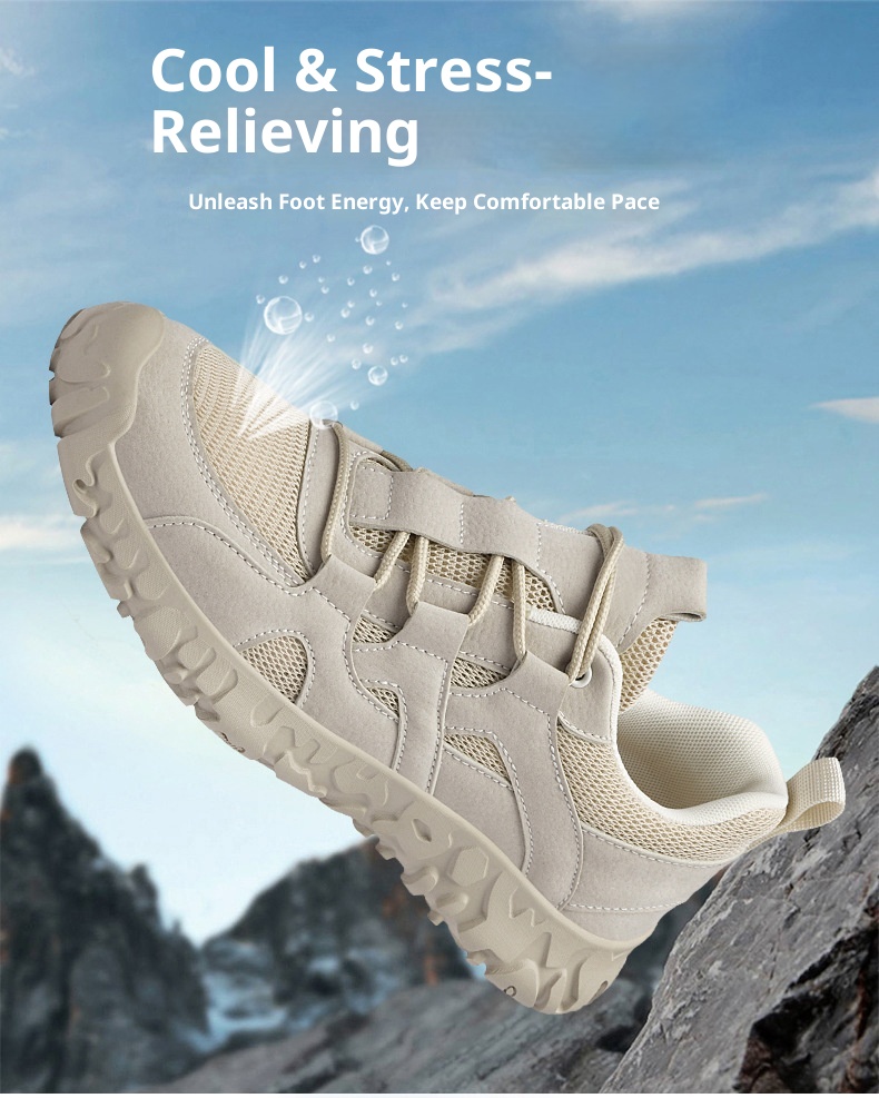 ShoeGlobe Same Style New Spring Summer Mesh Soft Sole Hollow Breathable Non-Slip Casual Outdoor Hiking Sports Men's Shoes_voghion.com