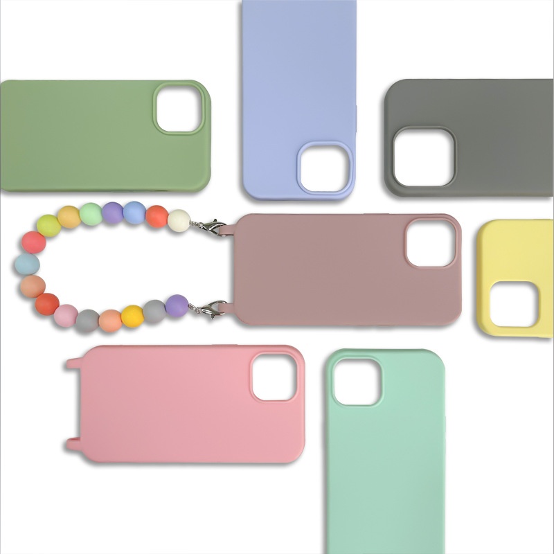 TechGlobe TechGlobe Rainbow Anti-Lost 16 Pro Max Cinturino da polso 15 Plus compatibile con custodia per telefono con catena da 14 pollici_voghion.com